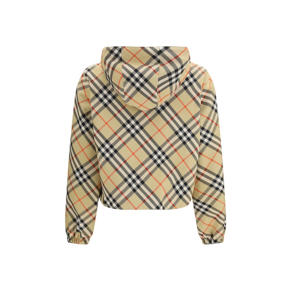 Burberry Reversible Cropped Check Jacket