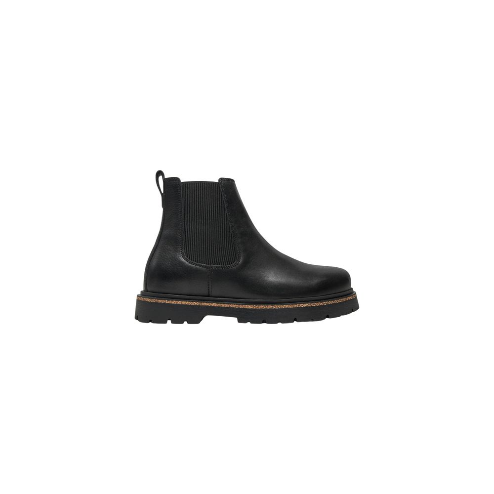Birkenstock Highwood Slip-On Leather Ankle Boot — Black