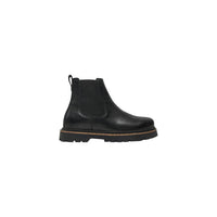 Birkenstock Highwood Slip-On Leather Ankle Boot — Black