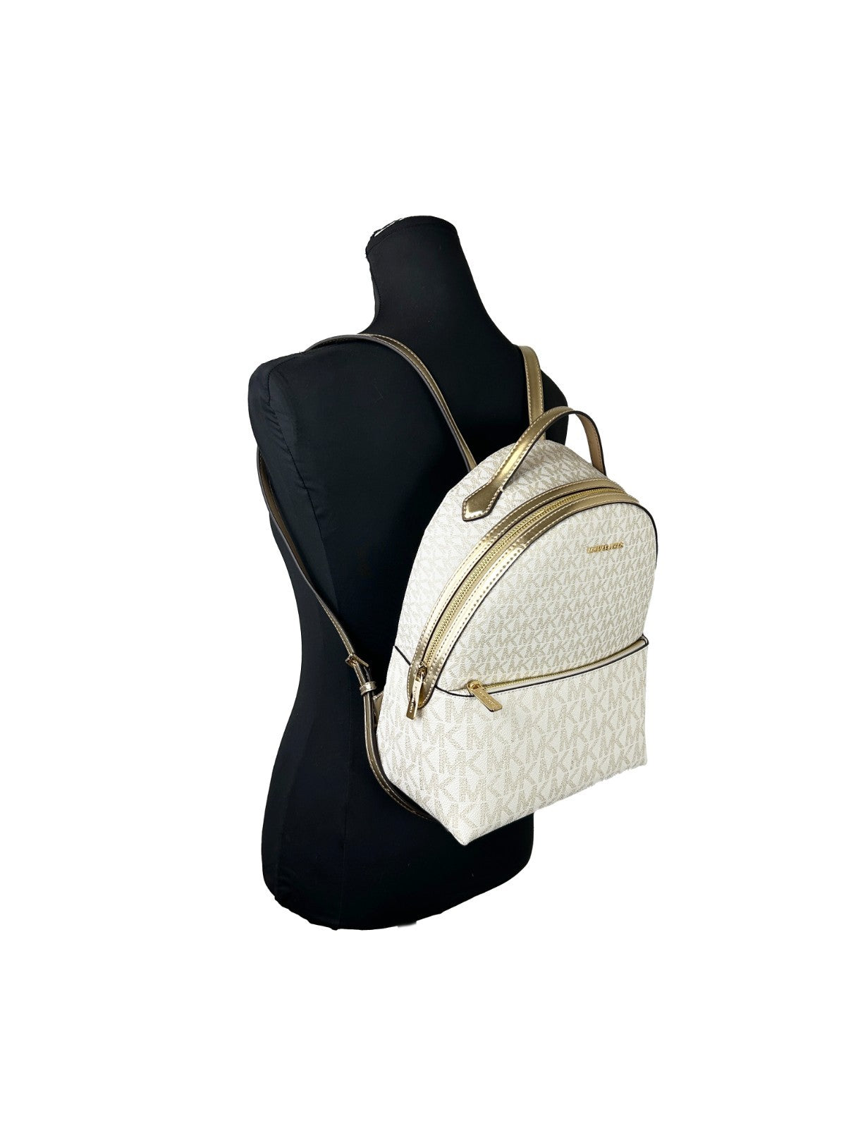 Michael Kors Sheila Backpack Pale Gold – MK Signature