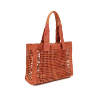 Chloé Multicolor Raffia East-West Banana Tote Bag