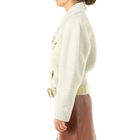 Chloé Belted Trench Jacket — Beige