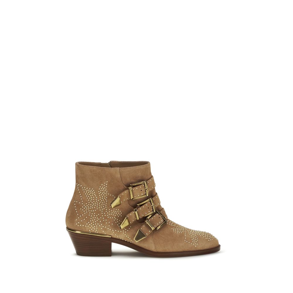 Chloé Multicolor Calf Leather Susan Ankle Boots