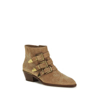 Chloé Multicolor Calf Leather Susan Ankle Boots