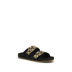Burberry Urchin Suede Check Sandals