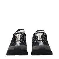 Versace Greca-Detail Athletic Sneaker — Black