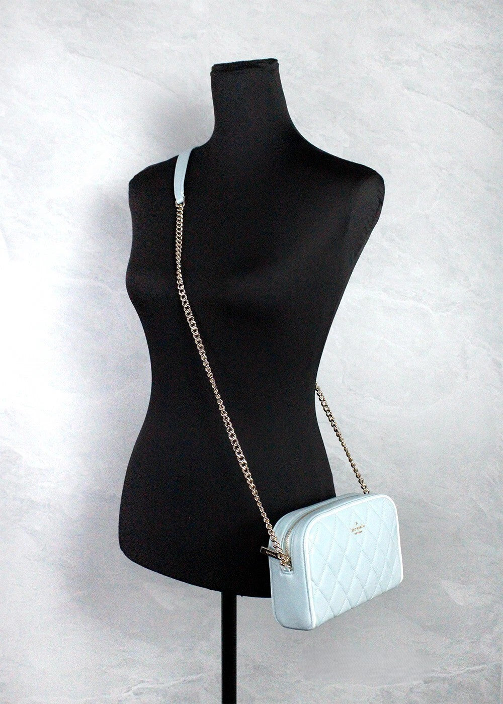 Kate Spade Carey Mini Quilted Leather Camera Crossbody — Wild Sage