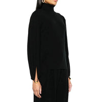 Chloé Black Wool Cropped Sweater