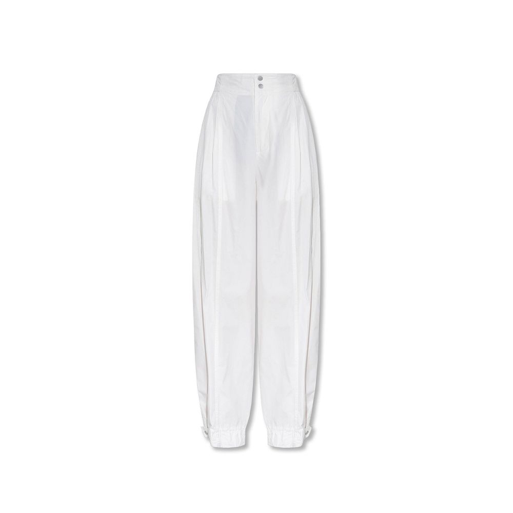 Bottega Veneta Cotton-Blend Zip-Fly Trousers — White