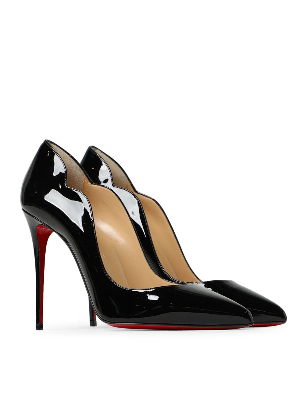 Christian Louboutin Hot Chick Patent Leather Pumps — Black