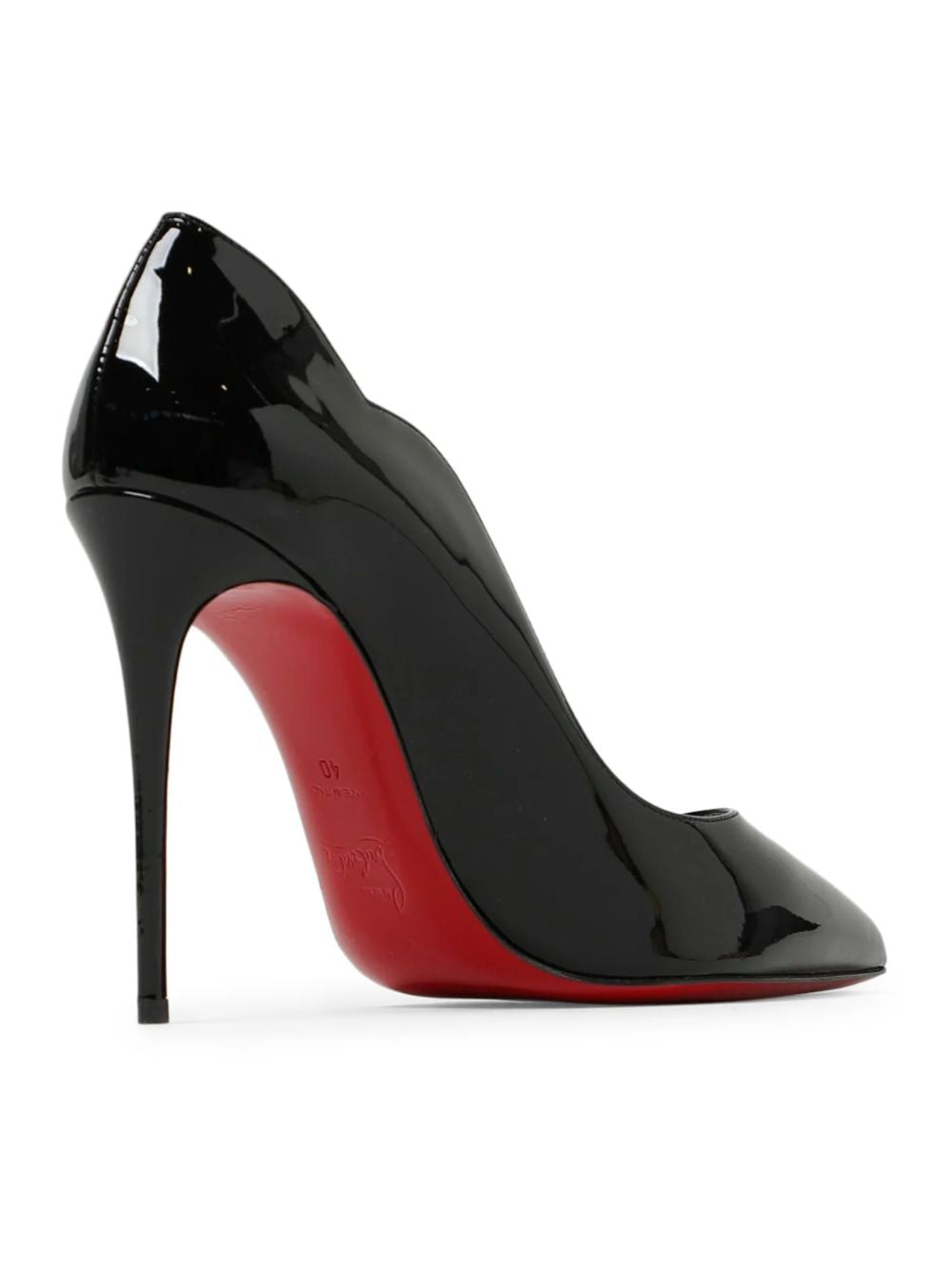 Christian Louboutin Hot Chick Patent Leather Pumps — Black