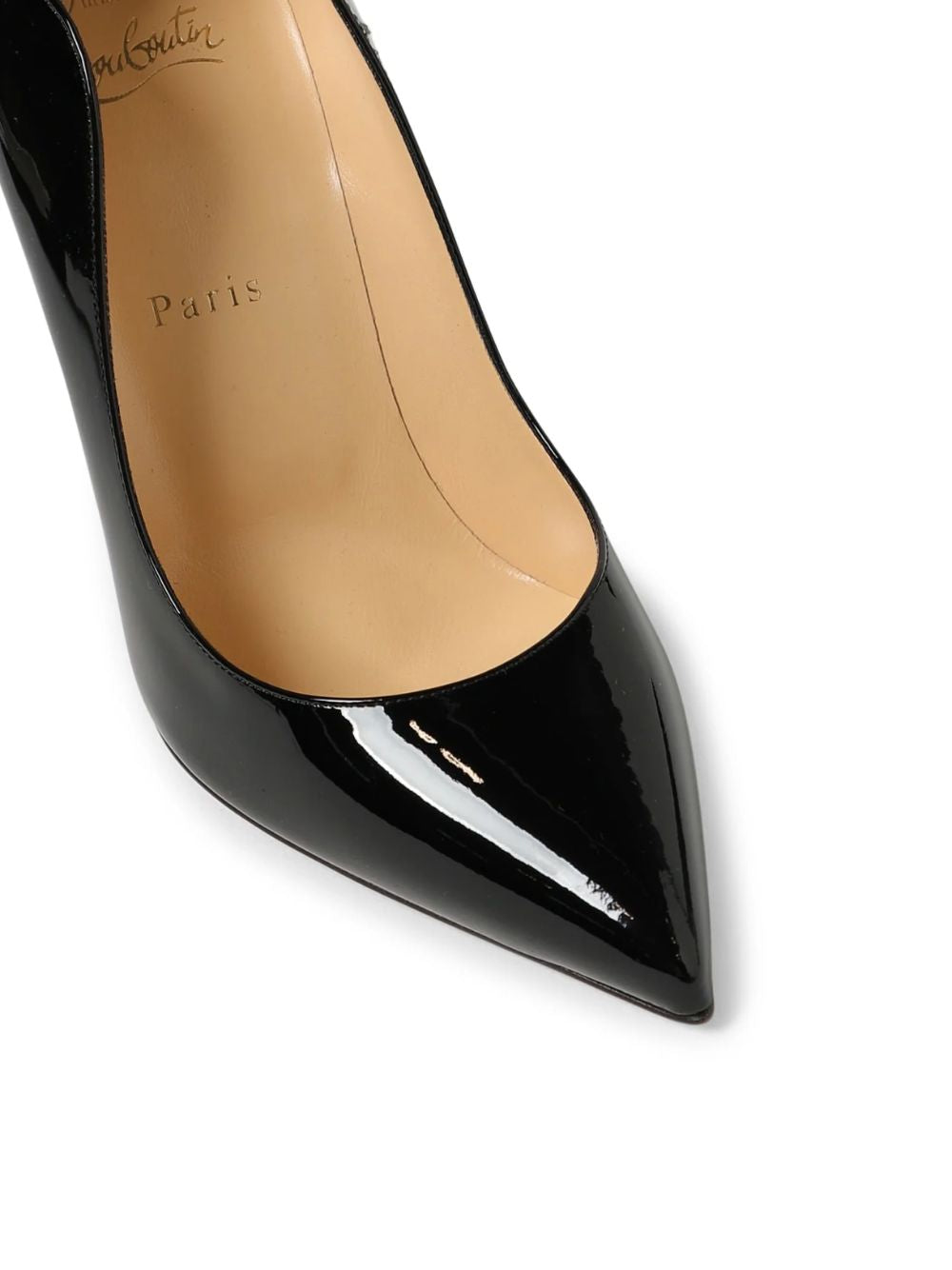 Christian Louboutin Hot Chick Patent Leather Pumps — Black
