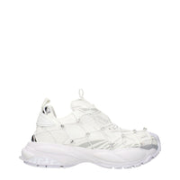 Versace Greca-Trim Fabric Sneaker — White
