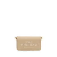 Marc Jacobs Mini Bag Leather Shoulder Bag — Beige