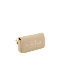 Marc Jacobs Mini Bag Leather Shoulder Bag — Beige