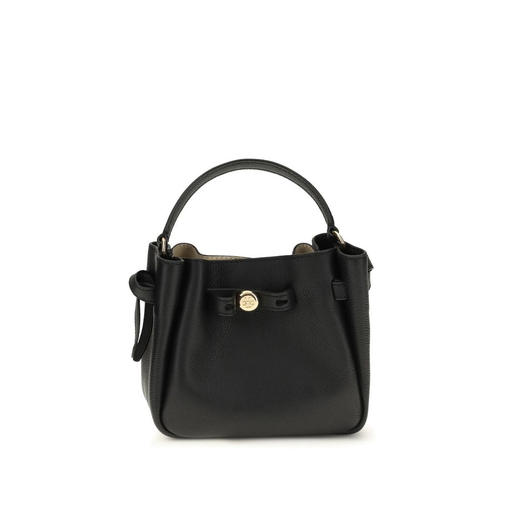 Tory Burch Romy Mini Bucket Bag — Black
