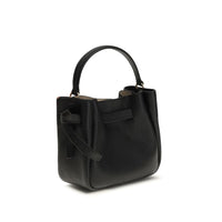 Tory Burch Romy Mini Bucket Bag — Black