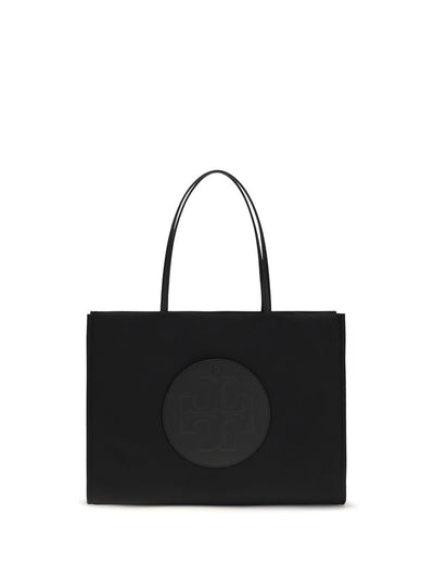 Tory Burch Ella Nylon Tote Bag — Black