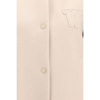 Max Mara Weekend Wool Bomber Jacket — Blue