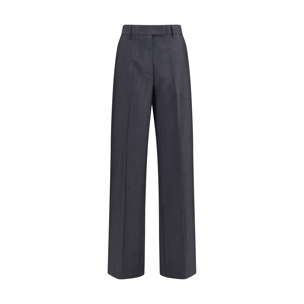 Miu Miu Kid Mohair Straight-Leg Trousers