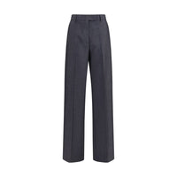 Miu Miu Kid Mohair Straight-Leg Trousers