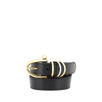 Chloé Bracelet Leather Belt — Black