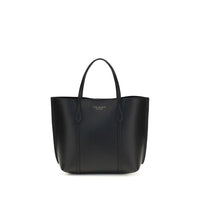 Tory Burch Perry Leather Handbag — Black