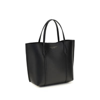 Tory Burch Perry Leather Handbag — Black
