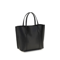 Tory Burch Perry Leather Handbag — Black