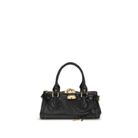 Chloé Paddington Buffalo Leather Bag — Black