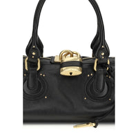 Chloé Paddington Buffalo Leather Bag — Black