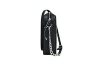 Michael Kors Jet Set Large Saffiano Leather Crossbody — Silver
