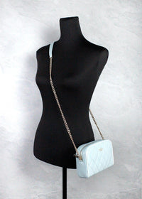 Kate Spade Carey Mini Quilted Leather Camera Crossbody — Wild Sage