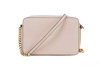 Michael Kors Saffiano Leather East-West Crossbody — Gold