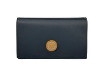 Versace Mini Chain Fabric Crossbody Wallet Bag