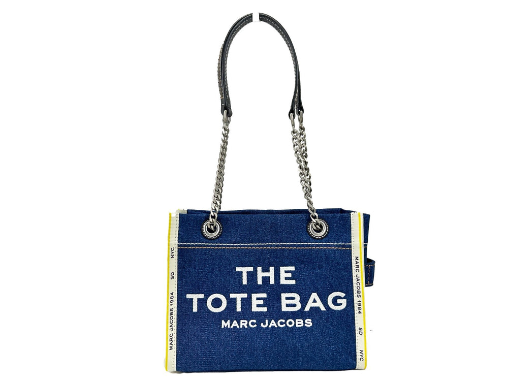 Marc Jacobs Denim Chain Small Tote Bag