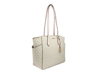 Michael Kors Marilyn Medium Signature Tote — Vanilla