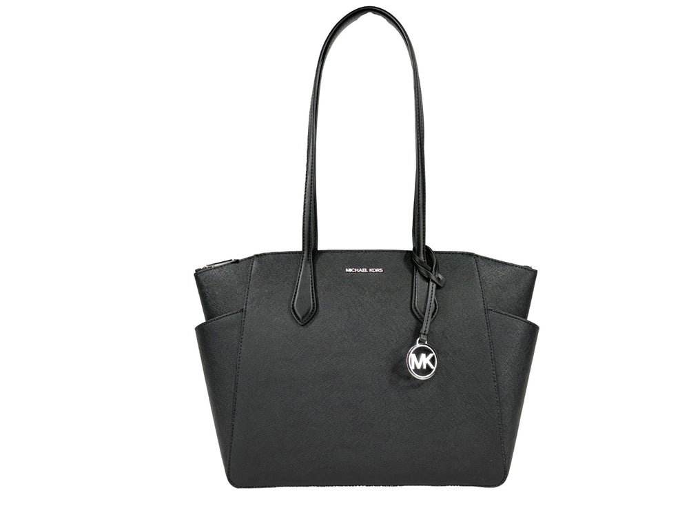 Michael Kors Marilyn Medium Signature Tote — Black