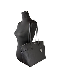 Michael Kors Marilyn Medium Signature Tote — Black