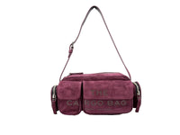 Marc Jacobs The Cargo Suede Shoulder Bag — Dark Plum
