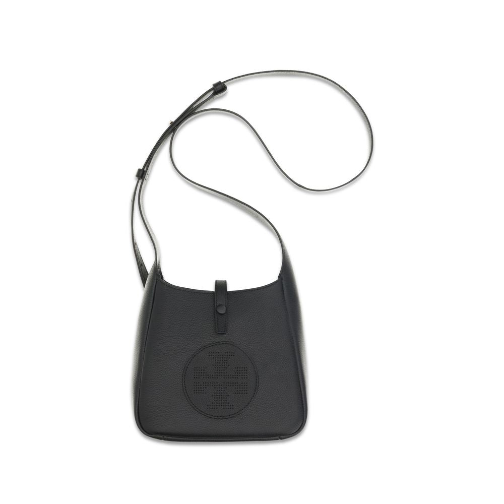 Tory Burch Miller Swing Leather Crossbody Bag — Black