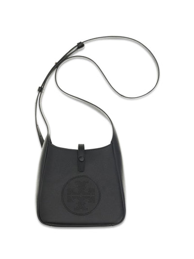 Tory Burch Miller Swing Leather Crossbody Bag — Black