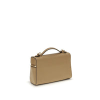 Tory Burch Romy Slim Top Handle Bag — Beige