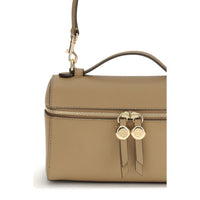Tory Burch Romy Slim Top Handle Bag — Beige
