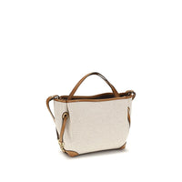 Chloé Clover Canvas Handbag — Beige