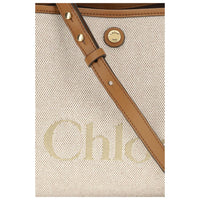 Chloé Clover Canvas Handbag — Beige