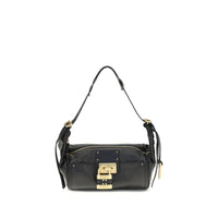 Chloé Black Calf Leather Small Paddington Shoulder Bag