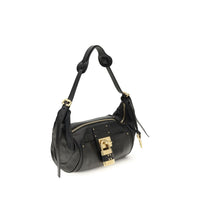 Chloé Black Calf Leather Small Paddington Shoulder Bag