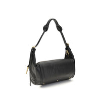 Chloé Black Calf Leather Small Paddington Shoulder Bag