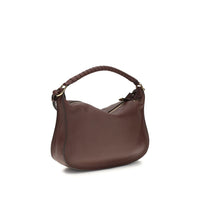 Chloé Bordeaux Calf Leather Small Marcie Shoulder Bag